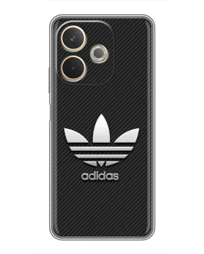 Чохол для OPPO A5 Pro з картинкою «Adidas Карбонова текстура»