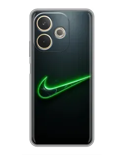 Чохол для OPPO A5 Pro з картинкою «Неоновий контур Nike»