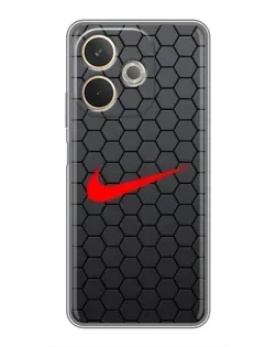 Чохол для OPPO A5 Pro з картинкою «Nike — карбонова сітка»