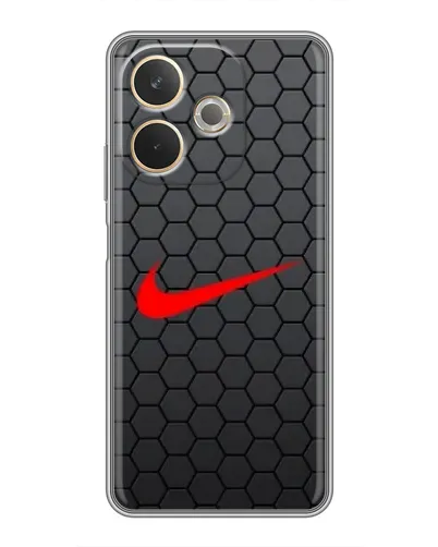 Чехол для OPPO A5 Pro с картинкой «Nike — карбоновая сетка»