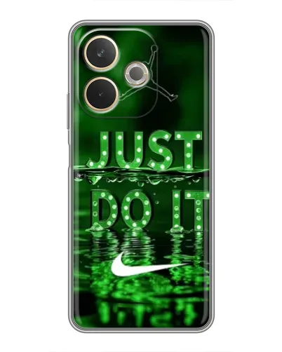 Чехол для OPPO A5 Pro с картинкой «Зеленый неоновый Nike»