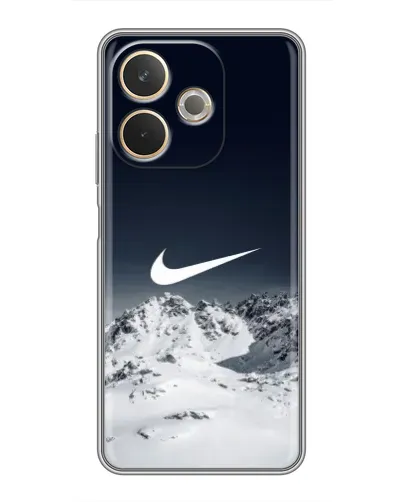 Чехол для OPPO A5 Pro с картинкой «Nike — зимние горы»