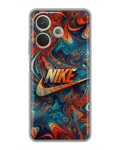 Чехол для OPPO A5 Pro с картинкой «Nike в абстракции»