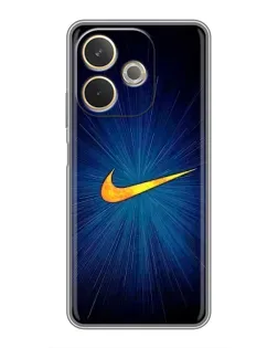 Чохол для OPPO A5 Pro з картинкою «Синій пульс Nike»