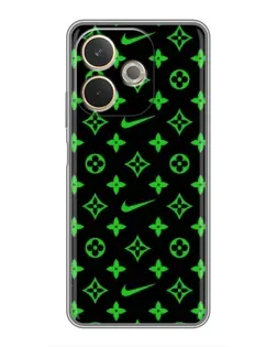Чохол для OPPO A5 Pro з картинкою «Неоновий принт LV»