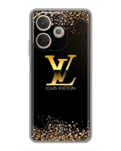 Чохол для OPPO A5 Pro з картинкою «LV — золоті іскри»