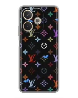 Чохол для OPPO A5 Pro з картинкою «Кольорова монограма LV»