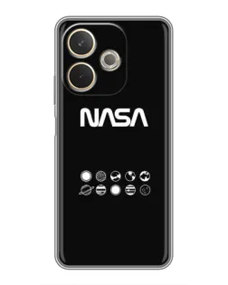 Чохол для OPPO A5 Pro з картинкою «NASA — технічний принт»