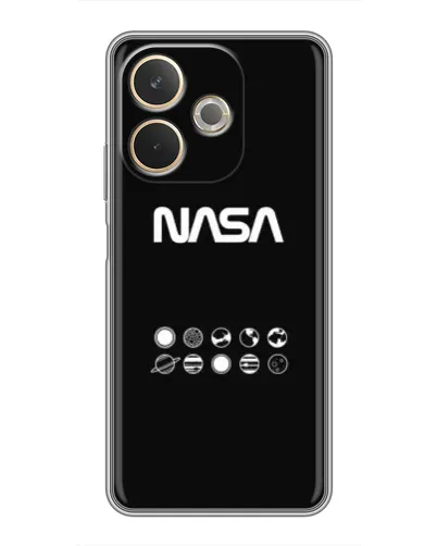 Чохол для OPPO A5 Pro з картинкою «NASA — технічний принт»