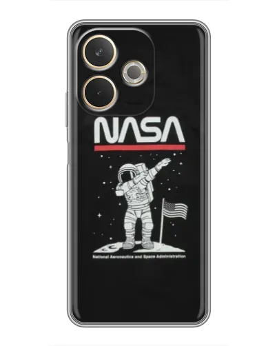 Чохол для OPPO A5 Pro з картинкою «NASA — крокуємо по Місяцю»