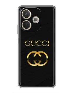 Чохол для OPPO A5 Pro з картинкою «Золотий логотип Gucci»