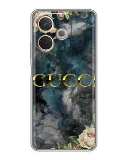 Чохол для OPPO A5 Pro з картинкою «Абстрактні квіти Gucci»