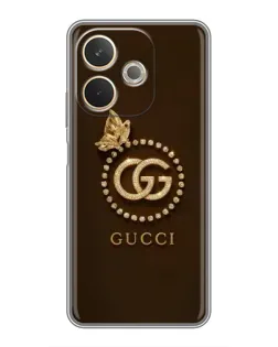 Чохол для OPPO A5 Pro з картинкою «Gucci — золотий метелик»