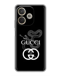 Чохол для OPPO A5 Pro з картинкою «Gucci — срібна змія»