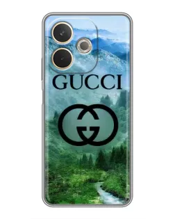 Чохол для OPPO A5 Pro з картинкою «Gucci — гірський пейзаж»