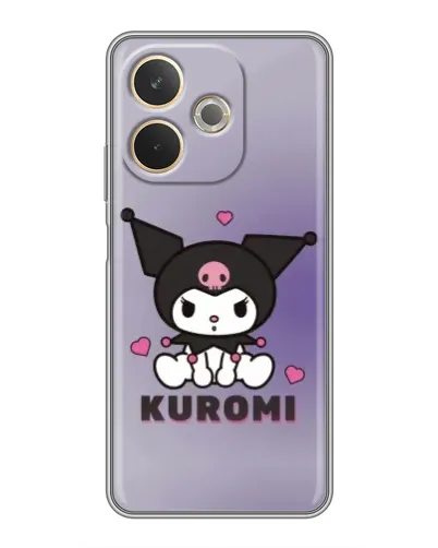 Чохол для OPPO A5 Pro з картинкою «Kuromi — фіолетовий арт»
