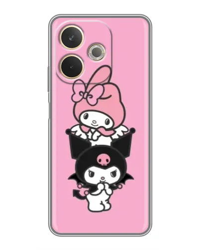 Чохол для OPPO A5 Pro з картинкою «My Melody та Kuromi»
