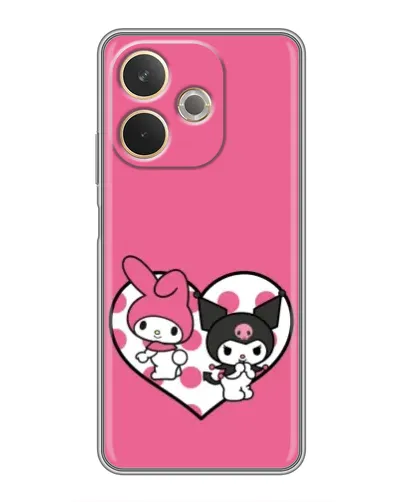 Чохол для OPPO A5 Pro з картинкою «Kuromi та My Melody»