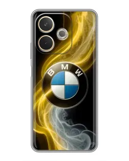 Чохол для OPPO A5 Pro з картинкою «Золотистий дим BMW»