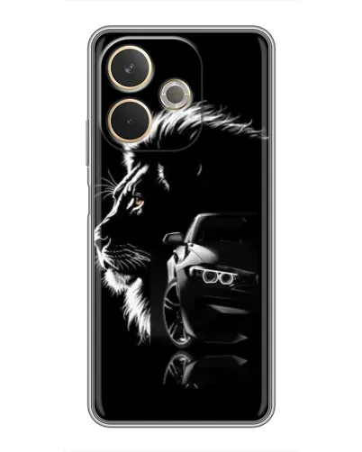 Чохол для OPPO A5 Pro з картинкою «BMW та лев» Чохол для OPPO A5 Pro з картинкою «BMW та лев»