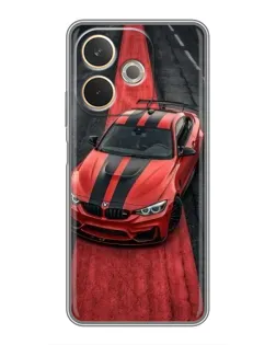 Чохол для OPPO A5 Pro з картинкою «BMW на червоній доріжці»