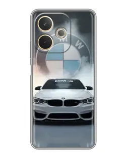 Чохол для OPPO A5 Pro з картинкою «BMW в білому диму»