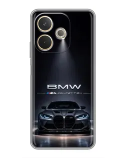 Чохол для OPPO A5 Pro з картинкою «BMW крізь нічне місто»