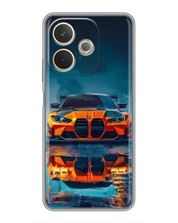 Чохол для OPPO A5 Pro з картинкою «BMW — золота емблема»