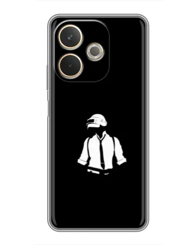 Чохол для OPPO A5 Pro з картинкою «PUBG — білий шолом»
