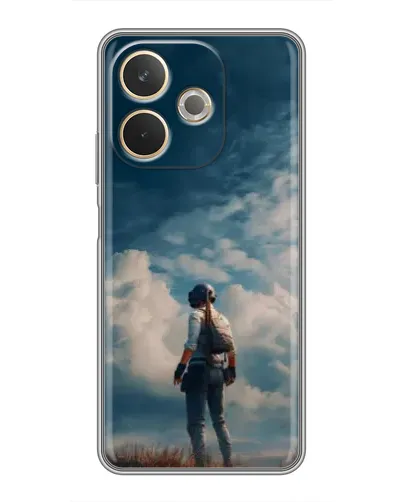 Чохол для OPPO A5 Pro з картинкою «Герой PUBG на скелі»