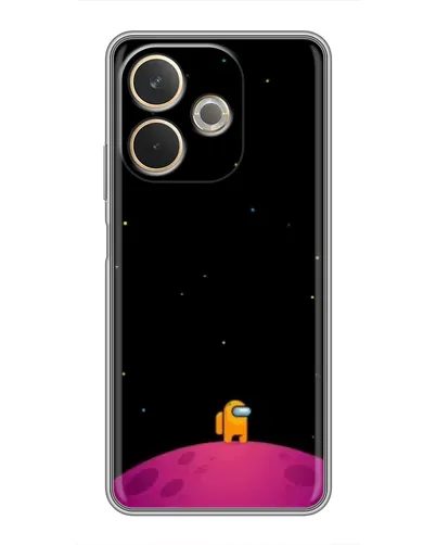 Чохол для OPPO A5 Pro з картинкою «Самотній герой на планеті»