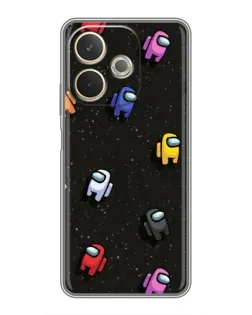 Чохол для OPPO A5 Pro з картинкою «Космічний патерн Among Us»