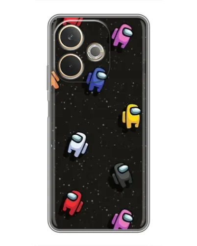 Чохол для OPPO A5 Pro з картинкою «Космічний патерн Among Us»