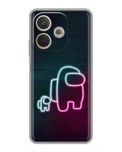 Чохол для OPPO A5 Pro з картинкою «Among Us неон-арт»