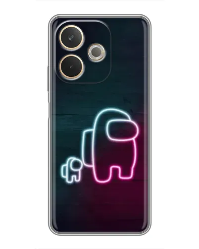 Чохол для OPPO A5 Pro з картинкою «Among Us неон-арт»