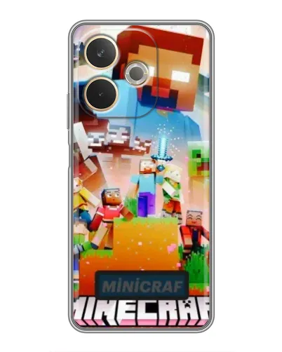 Чехол для OPPO A5 Pro с картинкой «Minecraft герои игры» Чехол для OPPO A5 Pro с картинкой «Minecraft герои игры»