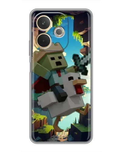 Чехол для OPPO A5 Pro с картинкой «Стив и гусь» Чехол для OPPO A5 Pro с картинкой «Стив и гусь»