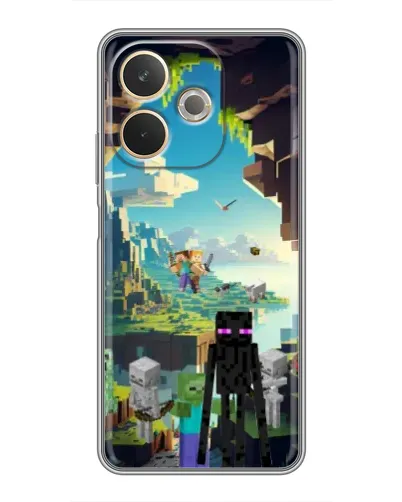 Чехол для OPPO A5 Pro с картинкой «Эндермен в лесу» Чехол для OPPO A5 Pro с картинкой «Эндермен в лесу»