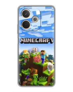 Чехол для OPPO A5 Pro с картинкой «Minecraft классический мир»
