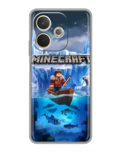 Чехол для OPPO A5 Pro с картинкой «Minecraft ледяной мир» Чехол для OPPO A5 Pro с картинкой «Minecraft ледяной мир»