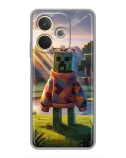 Чехол для OPPO A5 Pro с картинкой «Крипер в свитере»