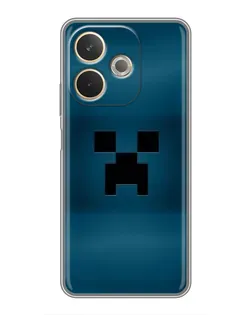 Чехол для OPPO A5 Pro с картинкой «Крипер текстура»