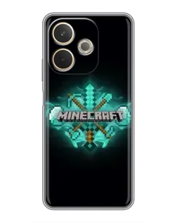Чехол для OPPO A5 Pro с картинкой «Minecraft Diamond лого»