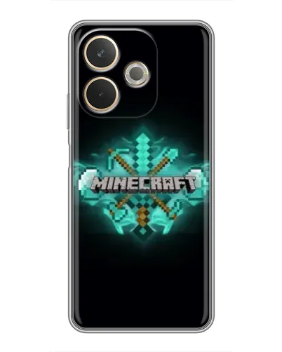 Чехол для OPPO A5 Pro с картинкой «Minecraft Diamond лого» Чехол для OPPO A5 Pro с картинкой «Minecraft Diamond лого»