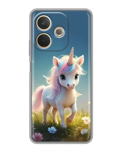 Чехол для OPPO A5 Pro с картинкой «Единорог на поляне»