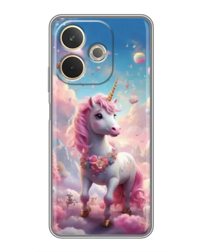 Чехол для OPPO A5 Pro с картинкой «Единорог среди облаков»