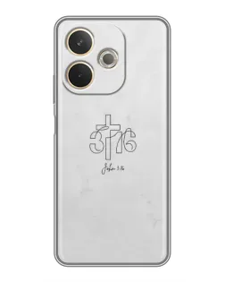 Чохол для OPPO A5 Pro з картинкою «Івана 3:16 Хрест» Чохол для OPPO A5 Pro з картинкою «Івана 3:16 Хрест»