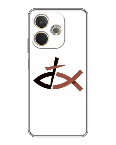 Чохол для OPPO A5 Pro з картинкою «Риба та хрест» Чохол для OPPO A5 Pro з картинкою «Риба та хрест»