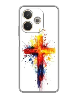 Чохол для OPPO A5 Pro з картинкою «Акварельний хрест»