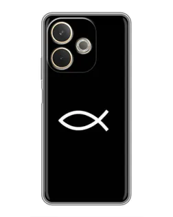 Чохол для OPPO A5 Pro з картинкою «Символ риби Jesus»